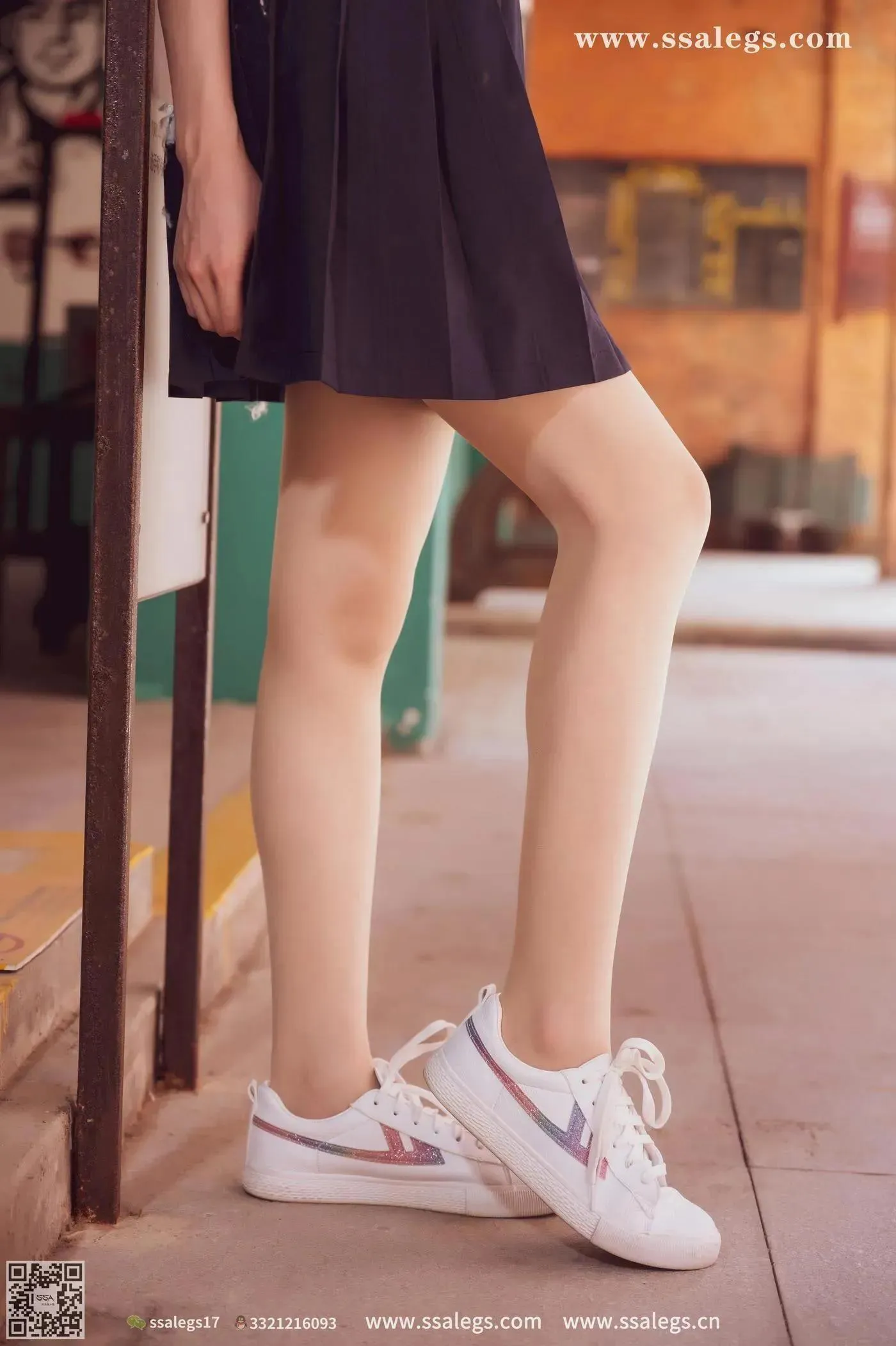 [SSA丝社]超清写真 NO.422 漫漫白色jk制服肉丝写真(下) [84P]插图8
